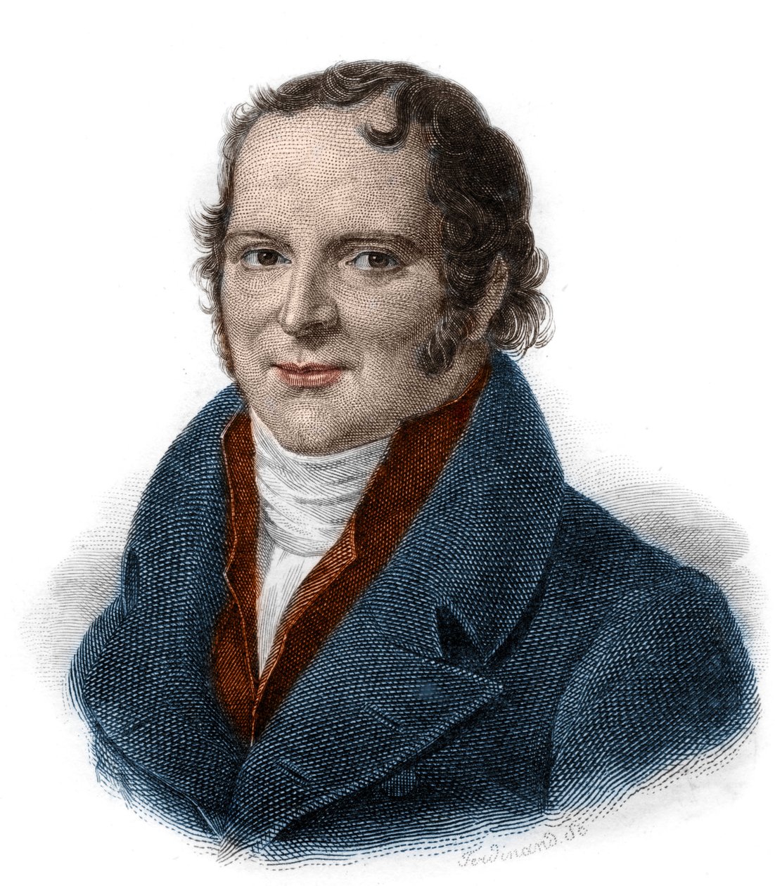 Portrait of Antoine Francois, Count of Fourcroy (1755 - 1809) Chemist, naturalist, doctor, engraving of the 19th century by Unknown artist