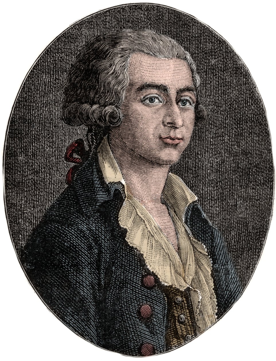 Portrait of Antoine Joseph Gorsas (1752-1793) French journalist and politician by Unknown artist