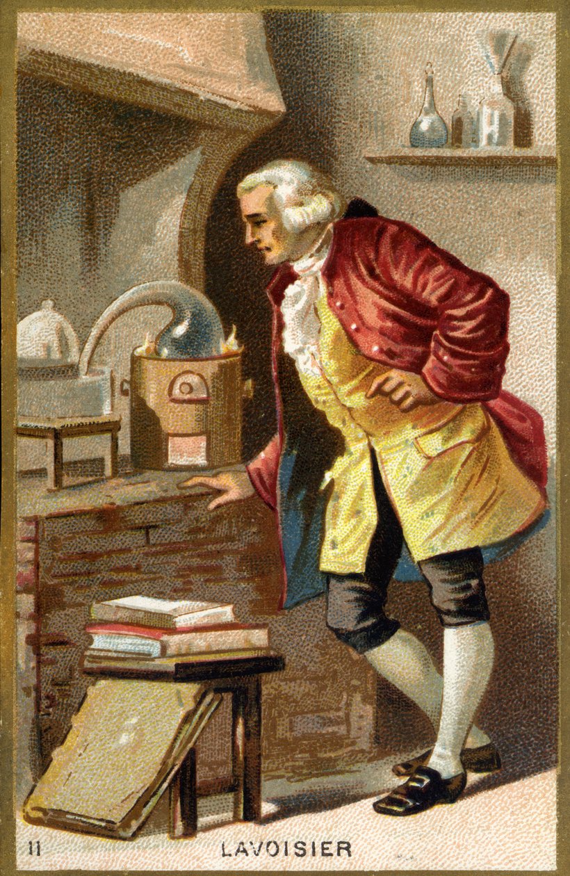 Portrait of Antoine Laurent de Lavoisier (1743 - 1794), French Chemist by Unknown artist