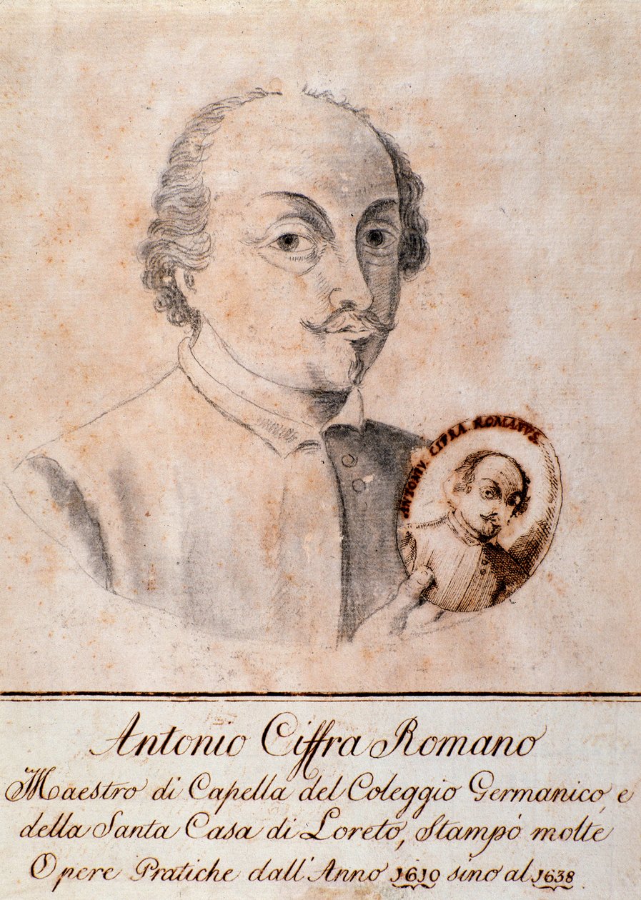 Portrait of Antonio Cifra by Unknown artist