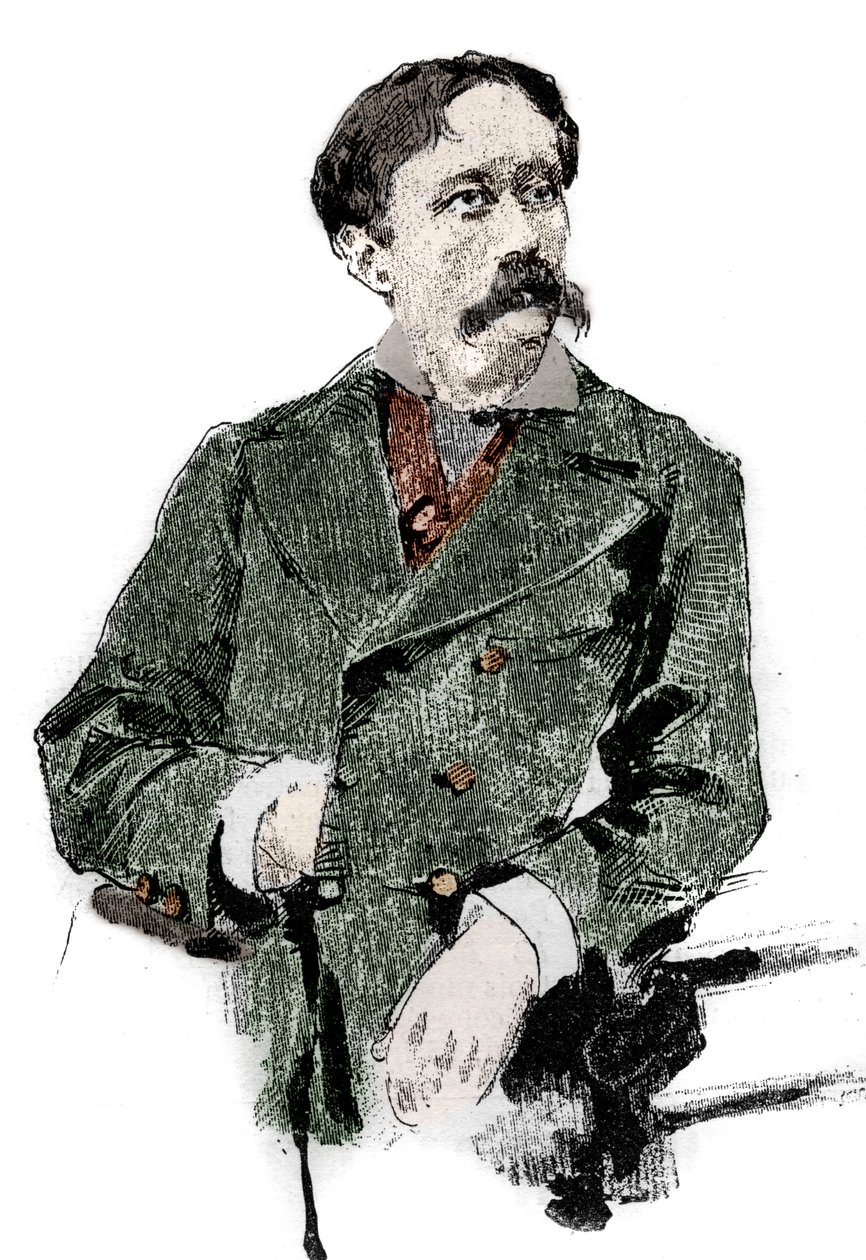 Portrait of Arrigo (or Enrico) Boito (1842-1918), Italian librettist, author of the libretto of 