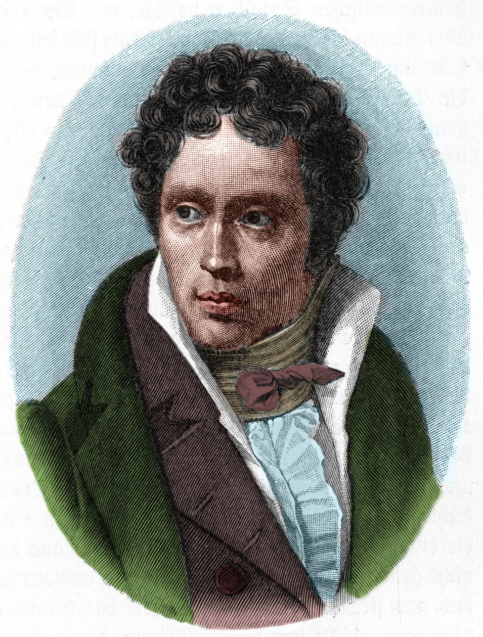 Portrait of Arthur Schopenhauer, German philosopher (1788-1860) by Unknown artist