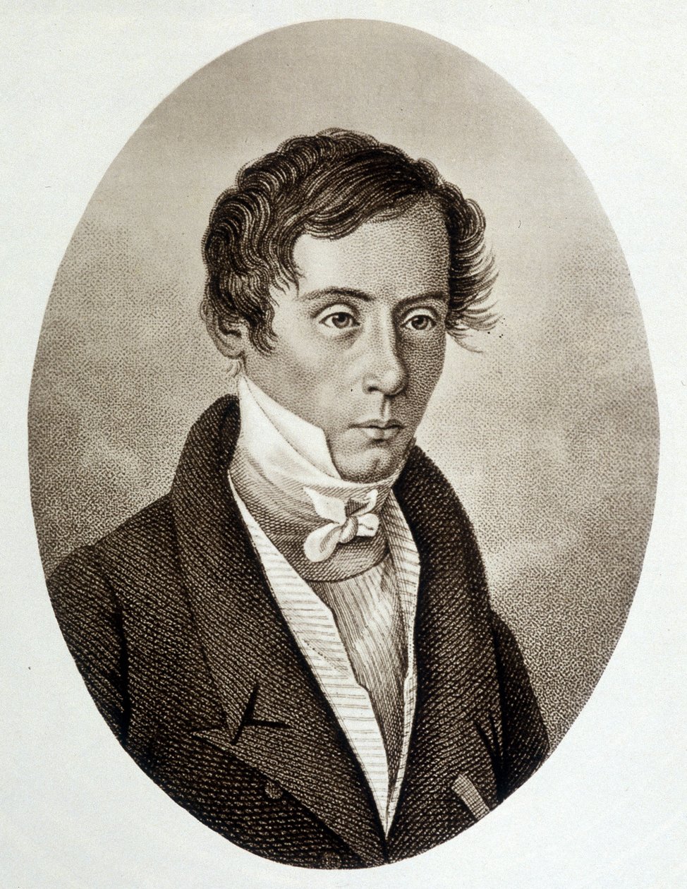 Portrait of Augustin Fresnel (1788-1827), French physicist by Unknown artist