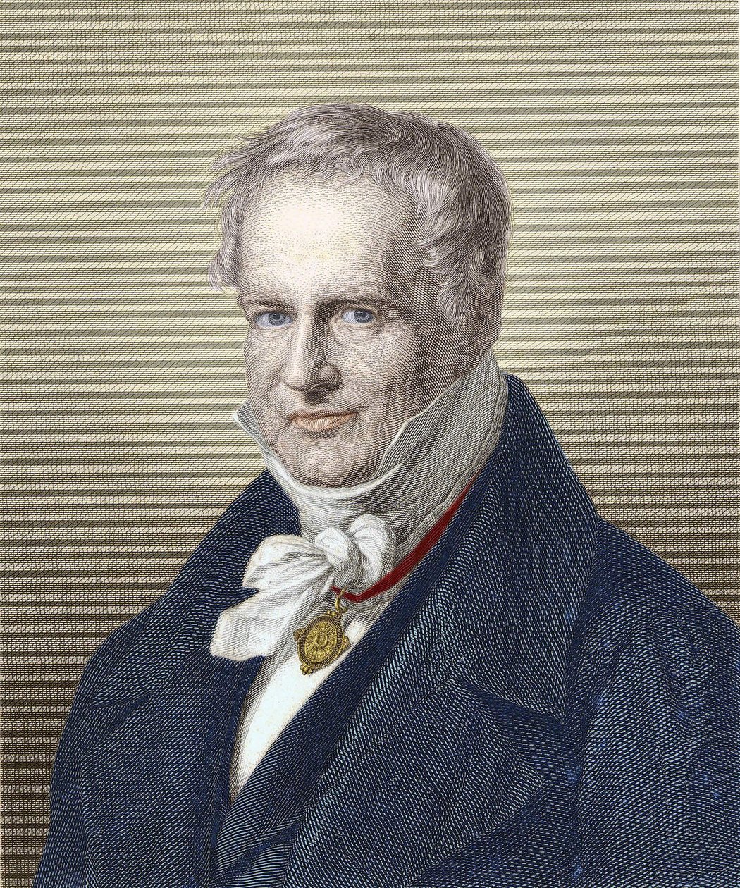 Portrait of Baron Alexander Von Humboldt by Unknown artist