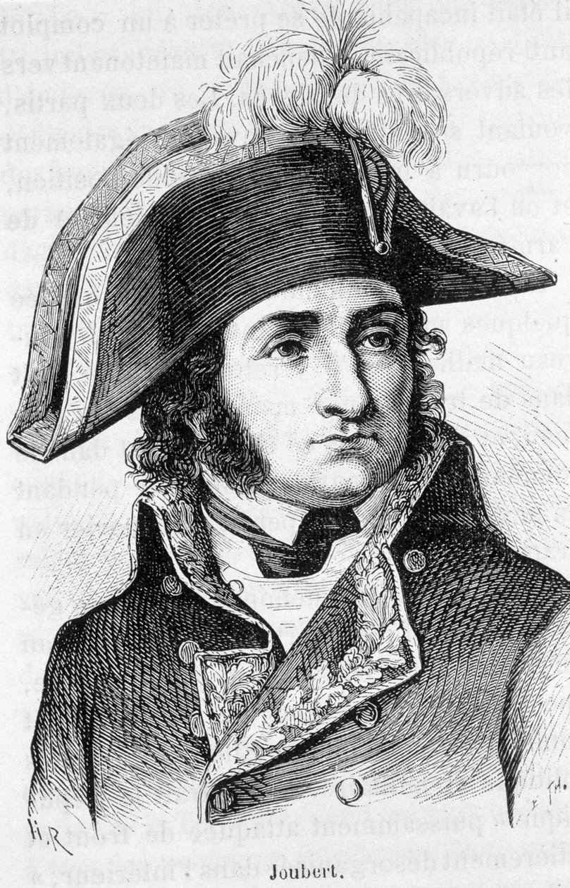 Portrait of Barthelemy Catherine Joubert (1769-1799), French general, killed at the Battle of Novi by Unknown artist