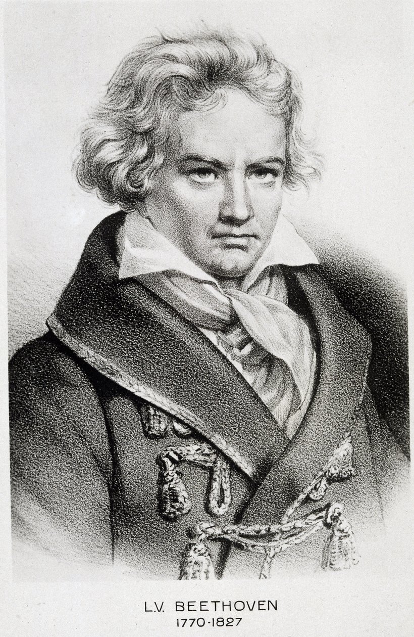 Portrait of Beethoven (1770 - 1827) by Unknown artist