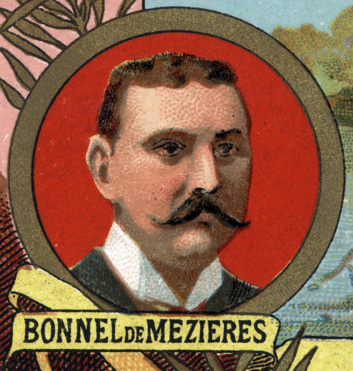 Portrait of Bonnet (Bonnel) by Mezieres, French explorer by Unknown artist