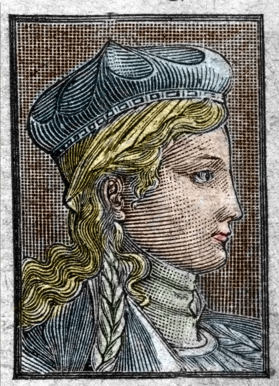 Portrait of Brunehaut or Brunehilde, Wife of Sigebert I by Unknown artist