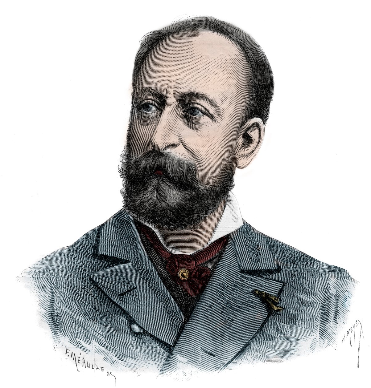Portrait of Camille Saint-Saens by Unknown artist
