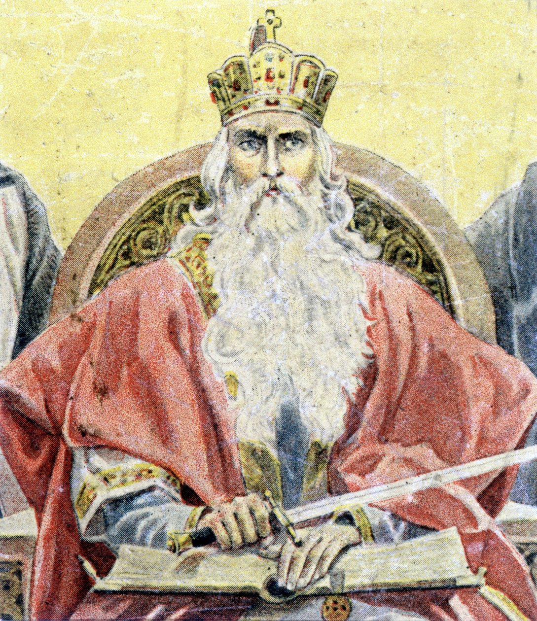 Portrait of Charlemagne (engraving) by Unknown artist