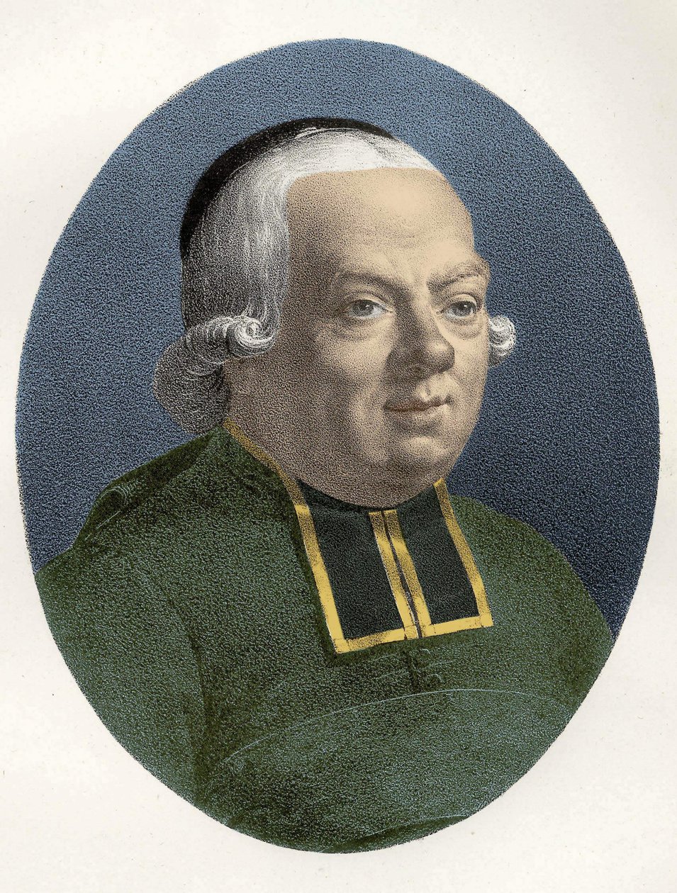 Portrait of Charles, Abbe of the Epee, French pedagogue by Unknown artist