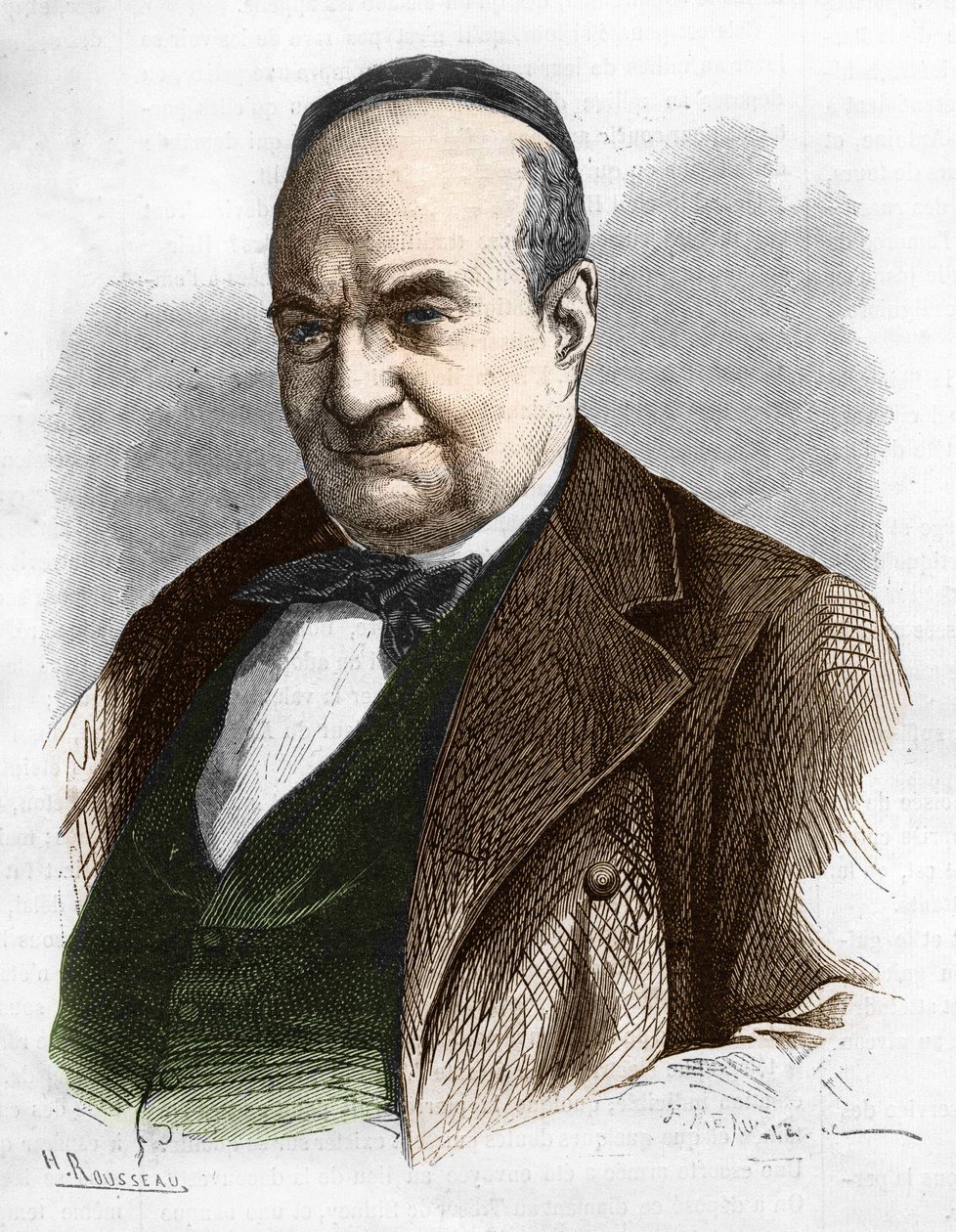 Portrait of Charles Augustin Sainte Beuve (1804 - 1869) (Sainte-Beuve), writer, journalist and literary critic. by Unknown artist