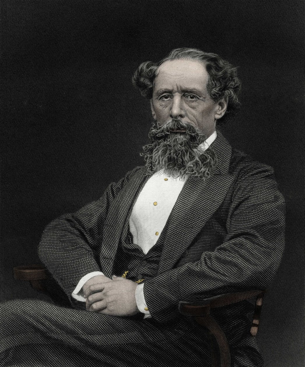 Portrait of Charles Dickens, English writer by Unknown artist