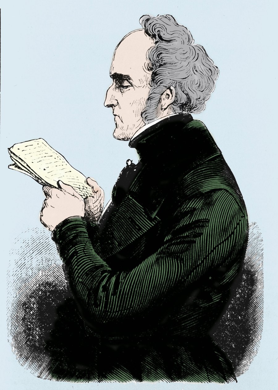 Portrait of Charles Fourier, French socialist theorist by Unknown artist