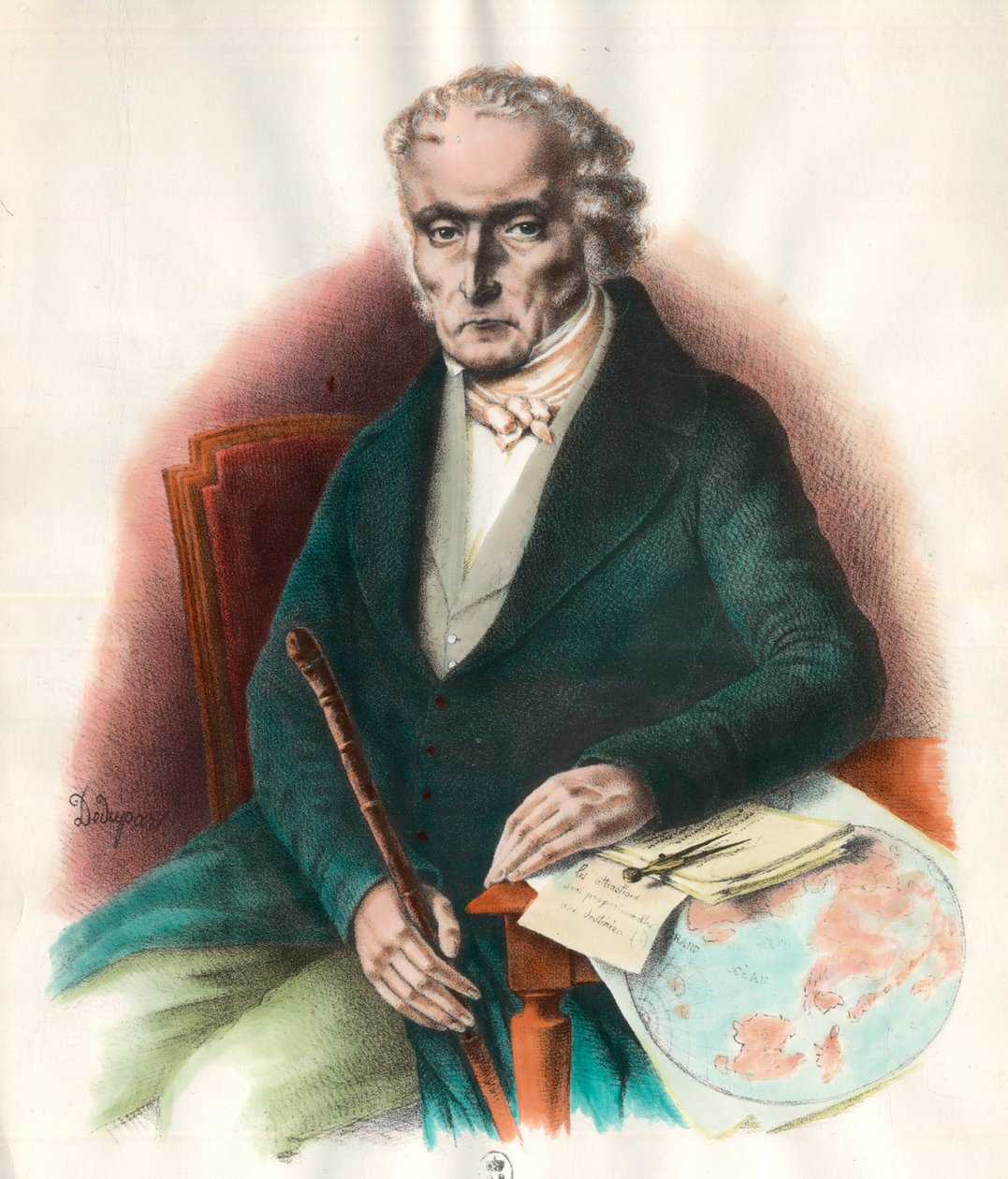 Portrait of Charles Fourier, French socialist theorist by Unknown artist