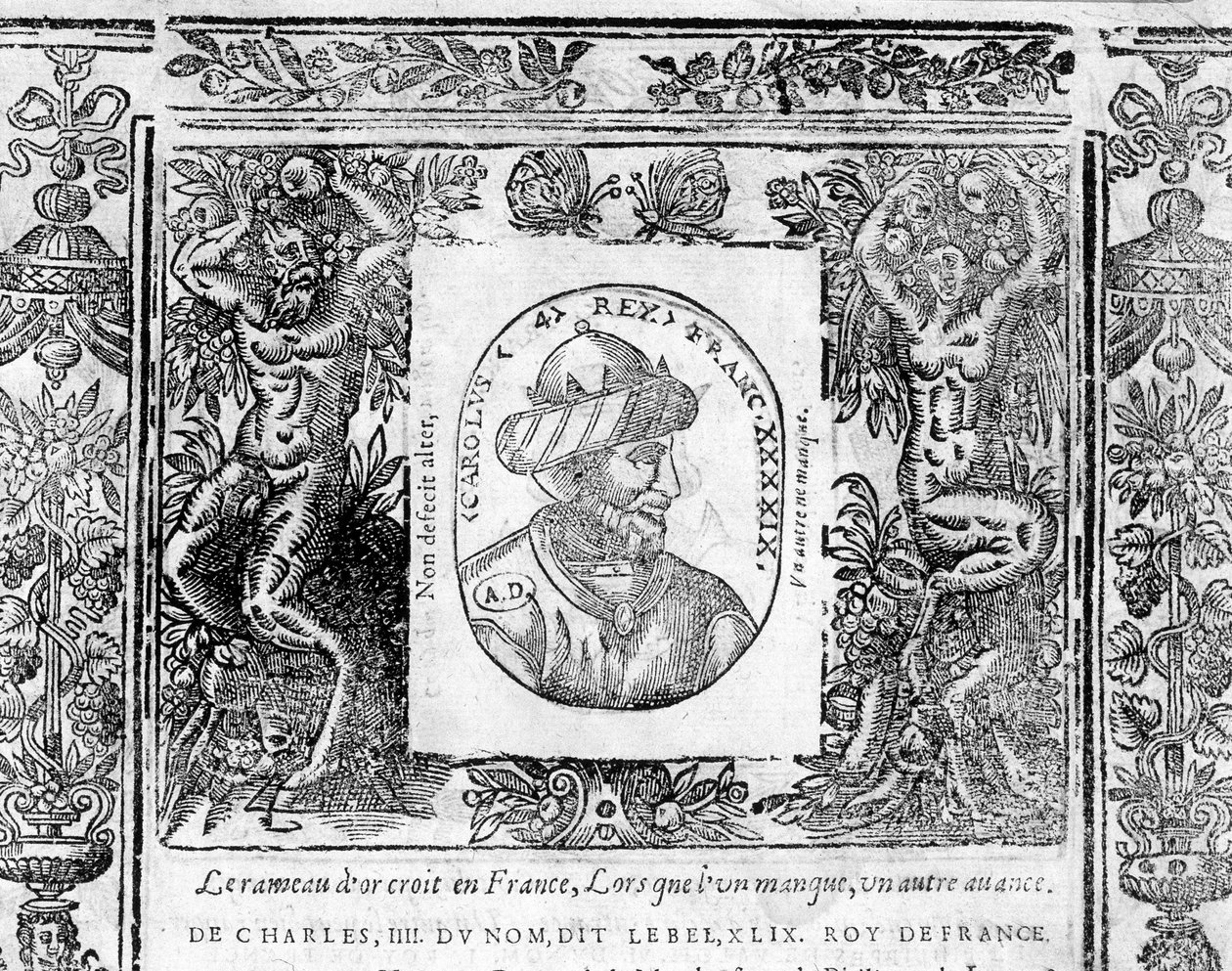 Portrait of Charles IV Le Bel, King of France from 1322 to 1328 by Unknown artist