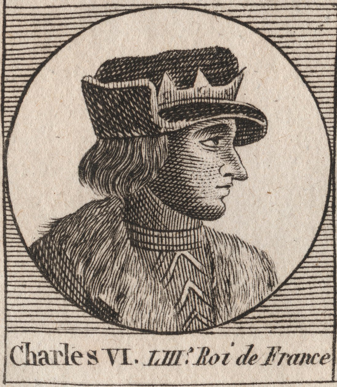Portrait of Charles VI (1368-1422), King of France by Unknown artist