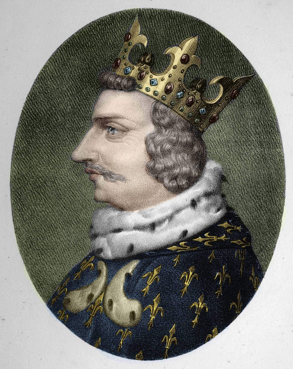Portrait of Charles V the Wise, King of France by Unknown artist