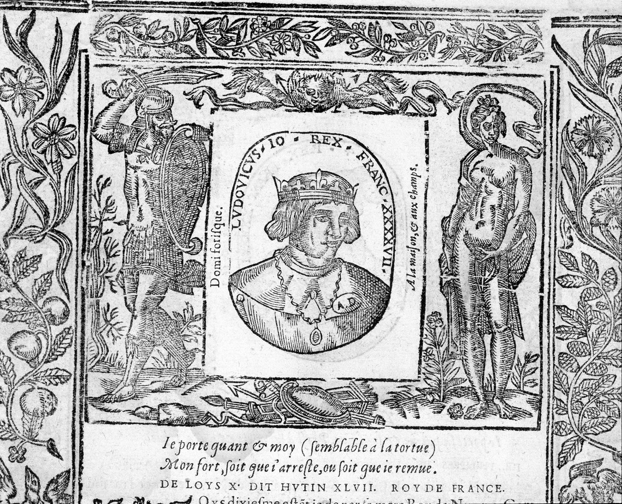 Portrait of Charles X Le Hutin, King of France from 1314 to 1316 by Unknown artist