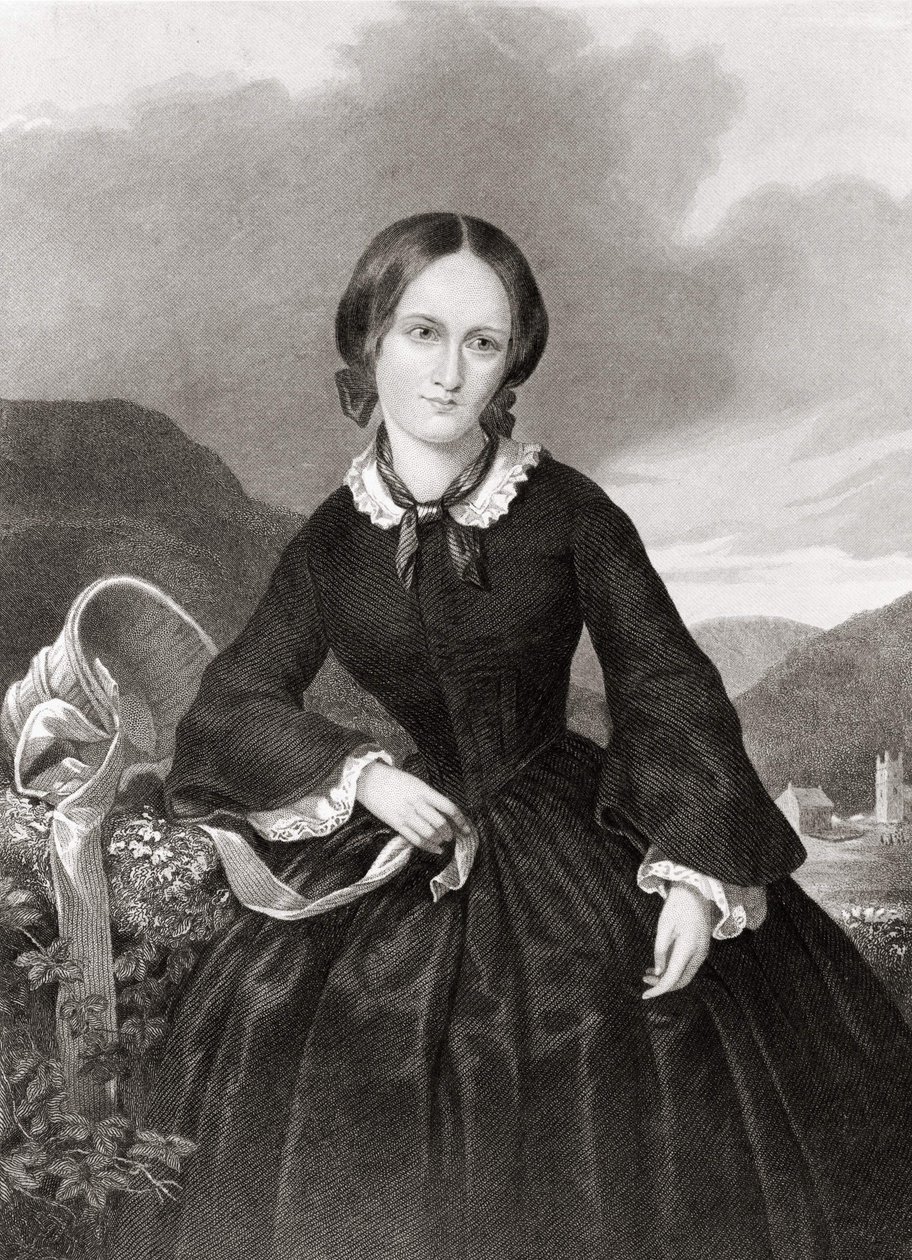 Portrait of Charlotte Bronte (1816 - 1855), poet and novelist by Unknown artist