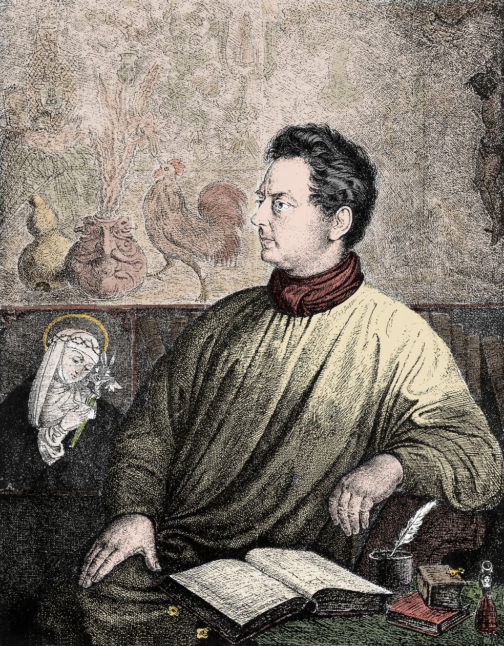 Portrait of Clemens Brentano, German writer and poet by Unknown artist