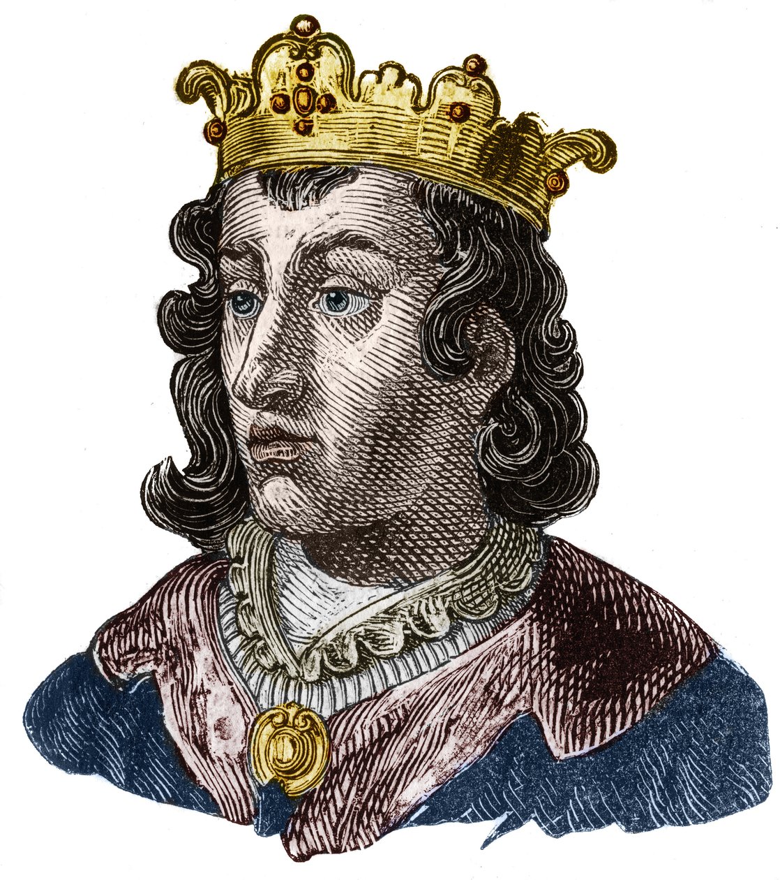 Portrait of Clothaire III, King of Neustria and Burgundy by Unknown artist