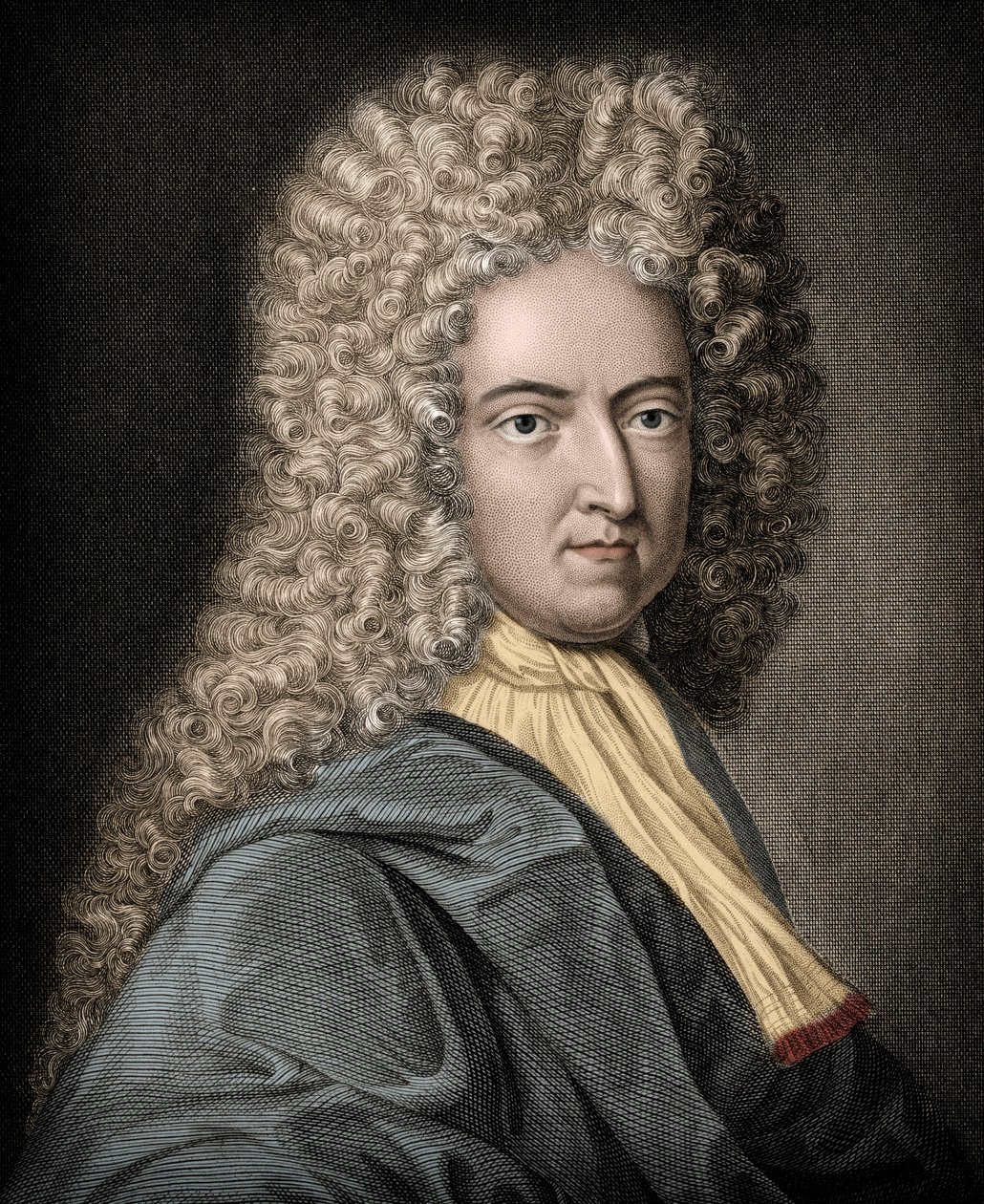 Portrait of Daniel Defoe (1660-1731), English writer and journalist by Unknown artist