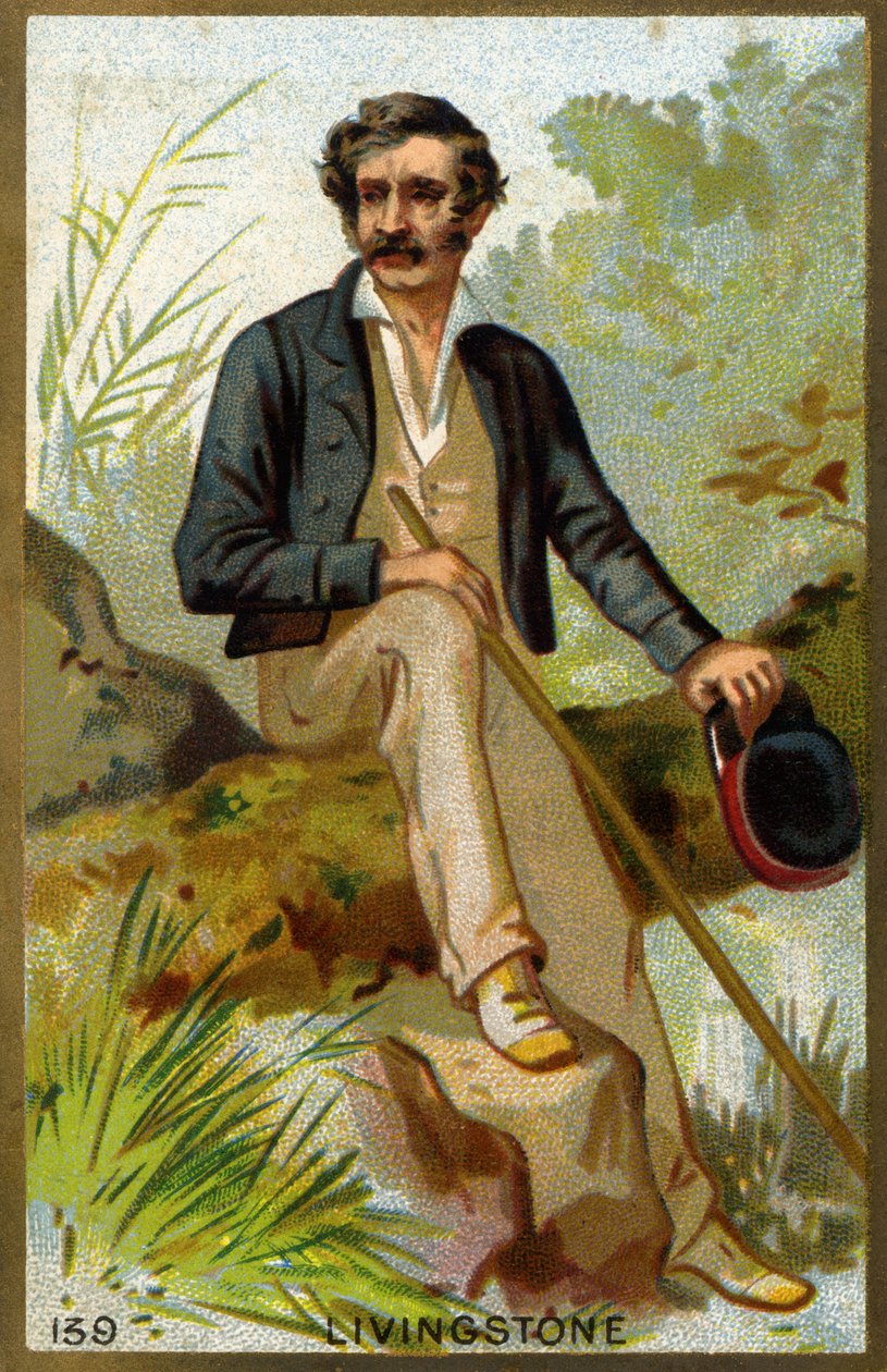 Portrait of David Livingstone (1813-1873), British missionary and explorer by Unknown artist