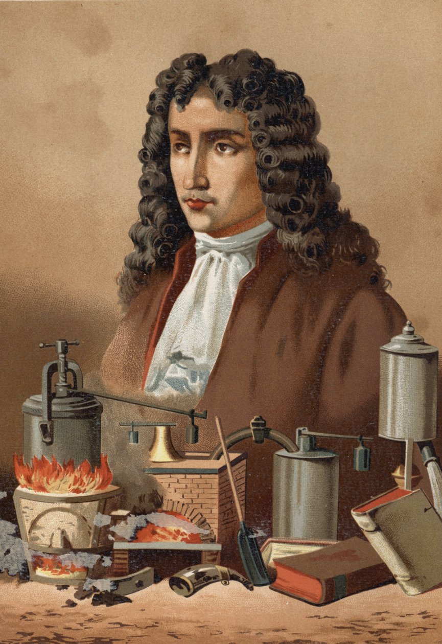 Portrait of Denis Papin (1647 - 1714) from 