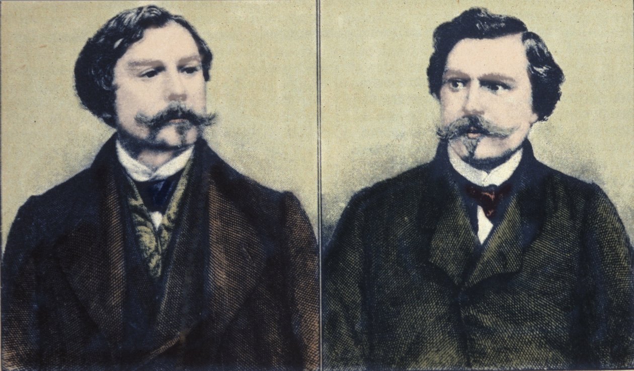 Portrait of Edmond Goncourt and Jules Goncourt by Unknown artist