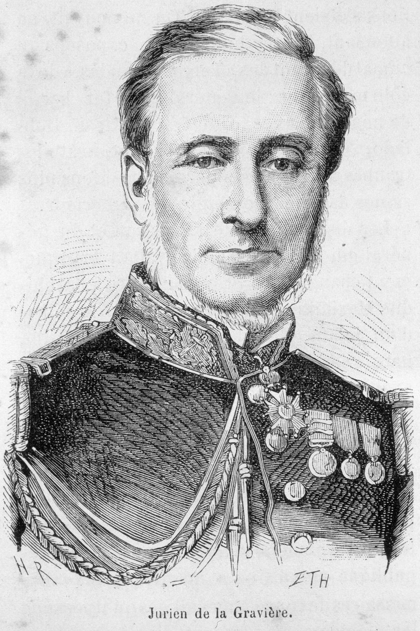 Portrait of Edmond Jurien de La Graviere by Unknown artist