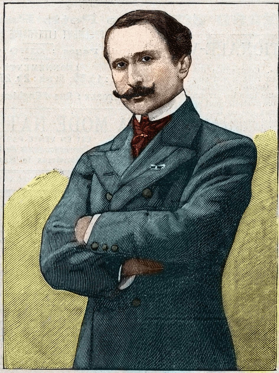 Portrait of Edmond Rostand (1868-1918), French poet and playwright by Unknown artist