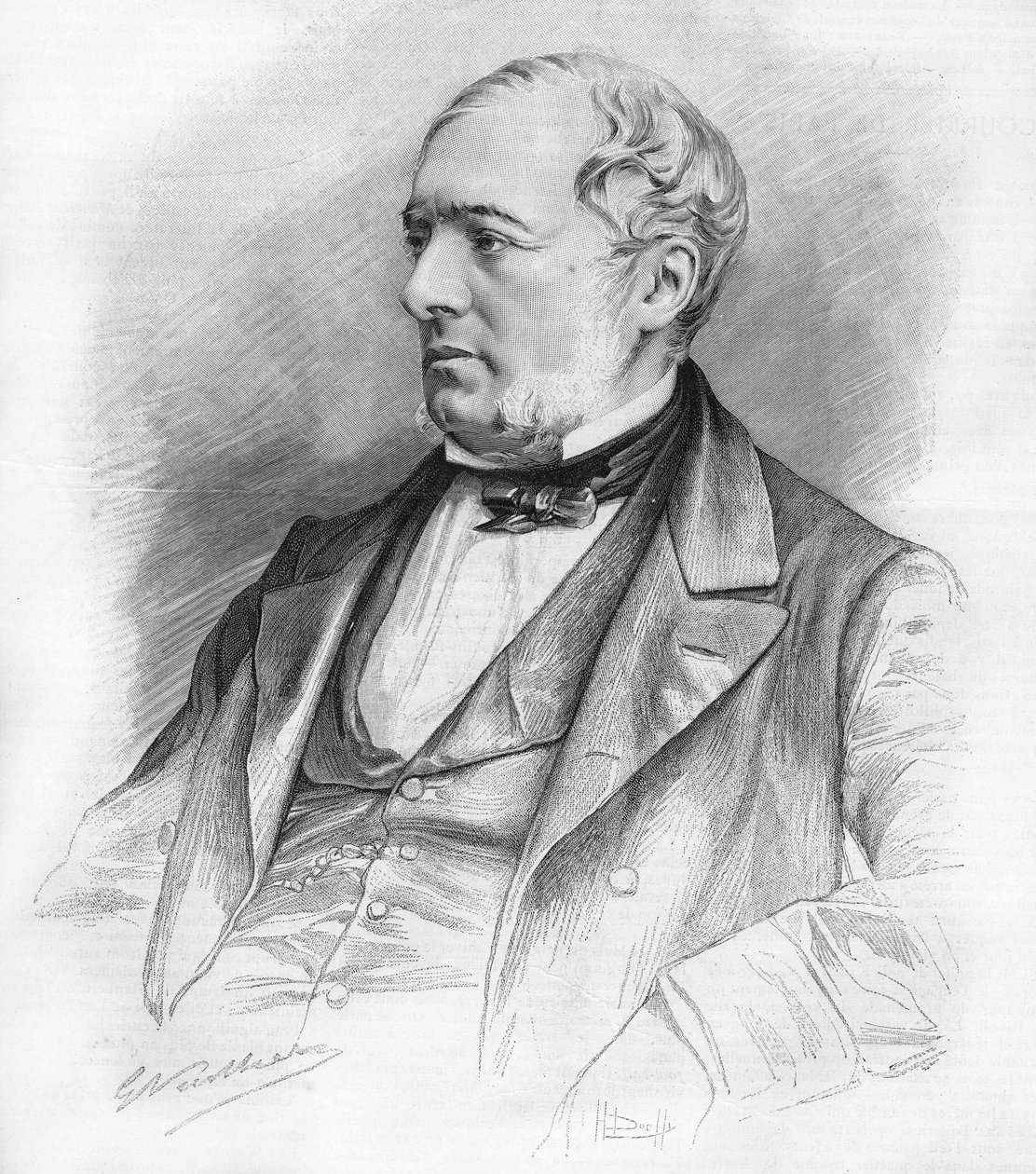 Portrait of Edouard Charton (1807-1890), writer, politician, lawyer and Saint Simonian by Unknown artist