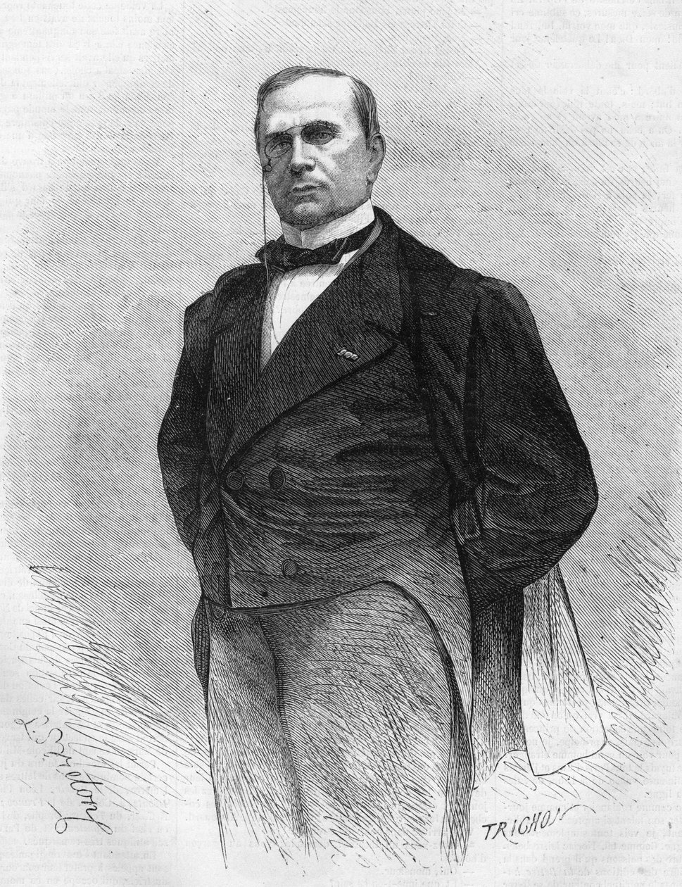 Portrait of Emile de Girardin (1806-1881), French publicist and politician, founder of the modern press by Unknown artist