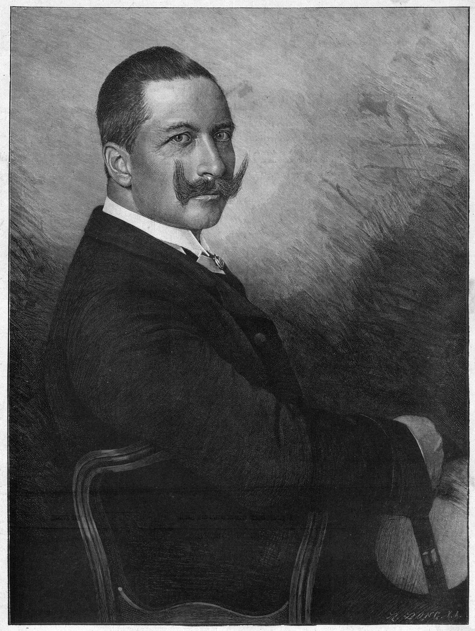 Portrait of Emperor William II (Kaiser Wilhelm II German Emperor and King of Prussia) 1899 by Unknown artist