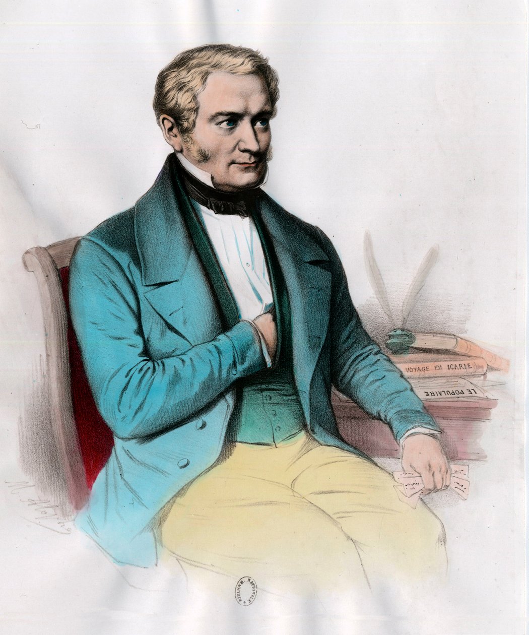 Portrait of Etienne Cabet by Unknown artist