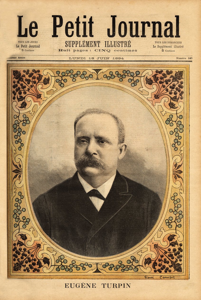 Portrait of Eugene Turpin, chemist specializing in explosives by Unknown artist