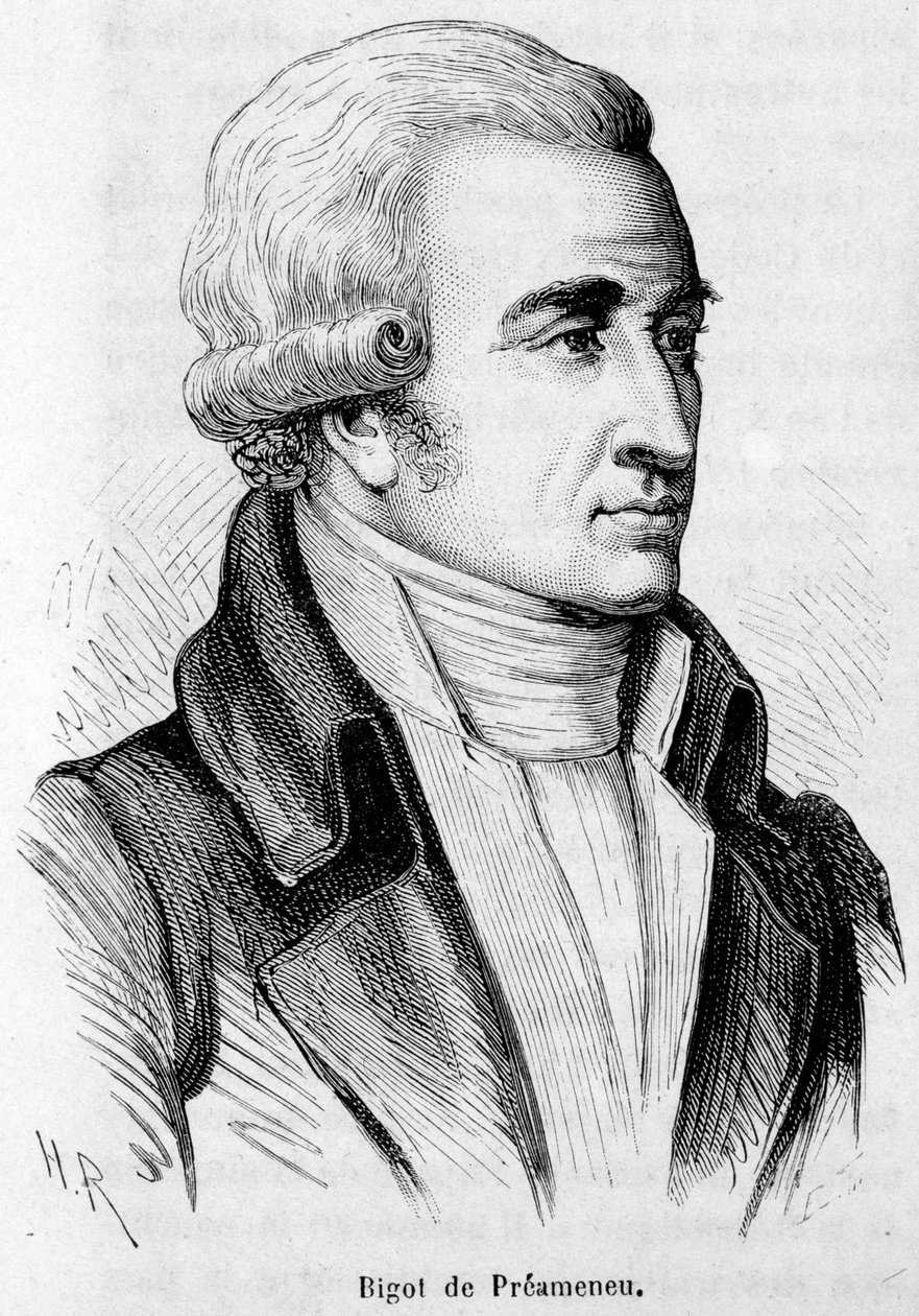 Portrait of Felix Julien Jean Bigot de Preameneu (1747-1825), French lawyer and politician by Unknown artist