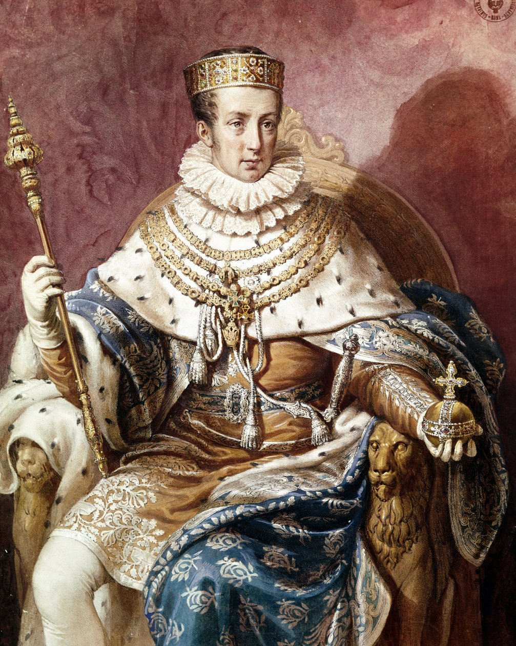 Portrait of Ferdinand I of Austria by Unknown artist