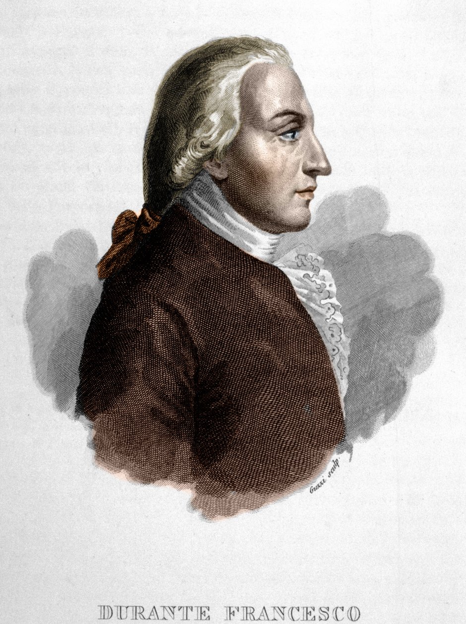 Portrait of Francesco Durante, Italian Musician by Unknown artist