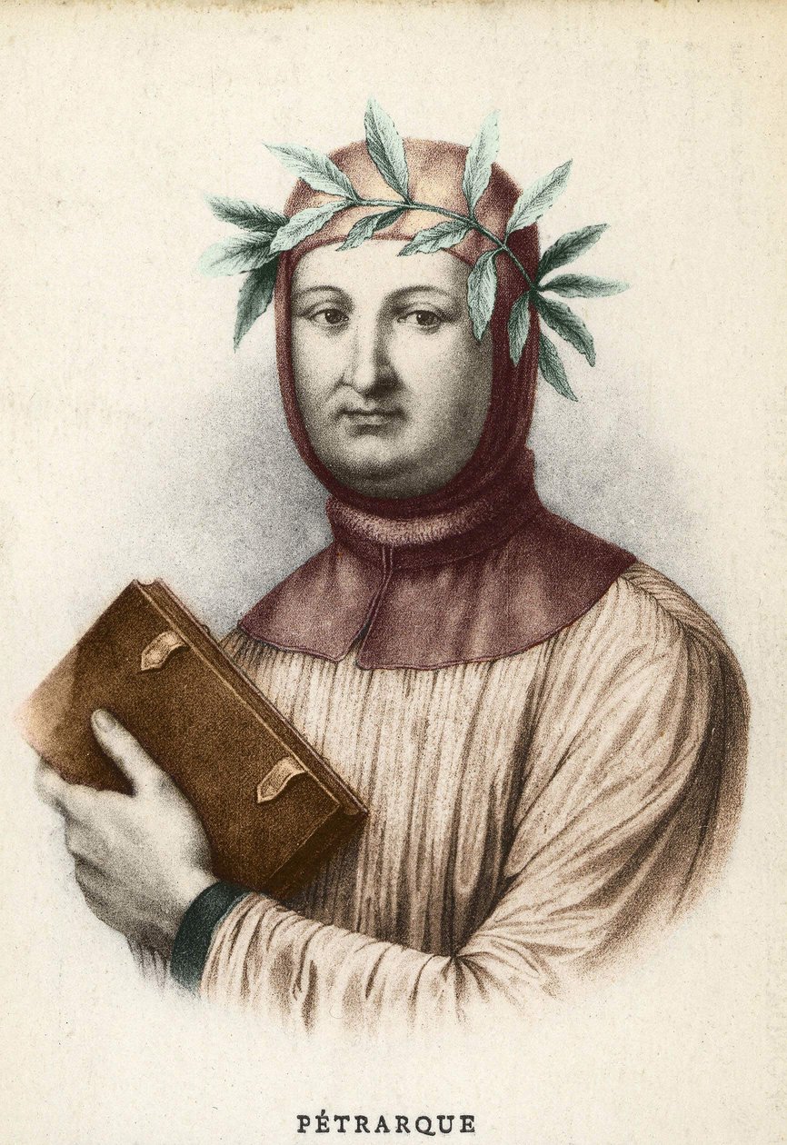 Portrait of Francesco Petrarca, Italian Writer by Unknown artist