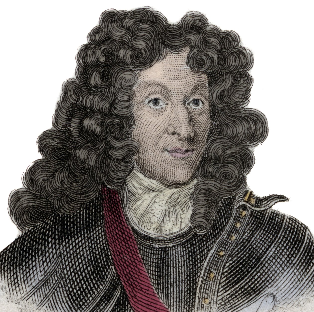 Portrait of Francois-Henri de Montmorency-Bouteville, Marshal of Luxembourg, Duke of Piney and French general. by Unknown artist