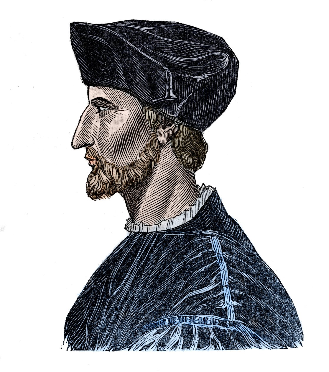 Portrait of Francois Rabelais (1494-1553), French writer and doctor by Unknown artist