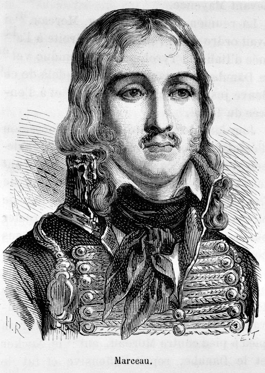 Portrait of Francois Severin Desgraviers Marceau (1769-1796), French general by Unknown artist