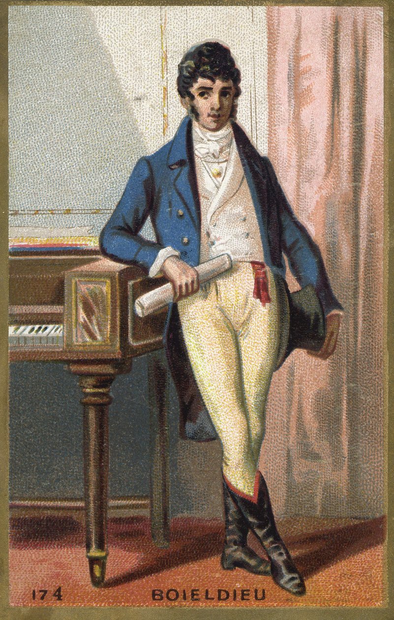 Portrait of François Adrien Boieldieu, French composer by Unknown artist