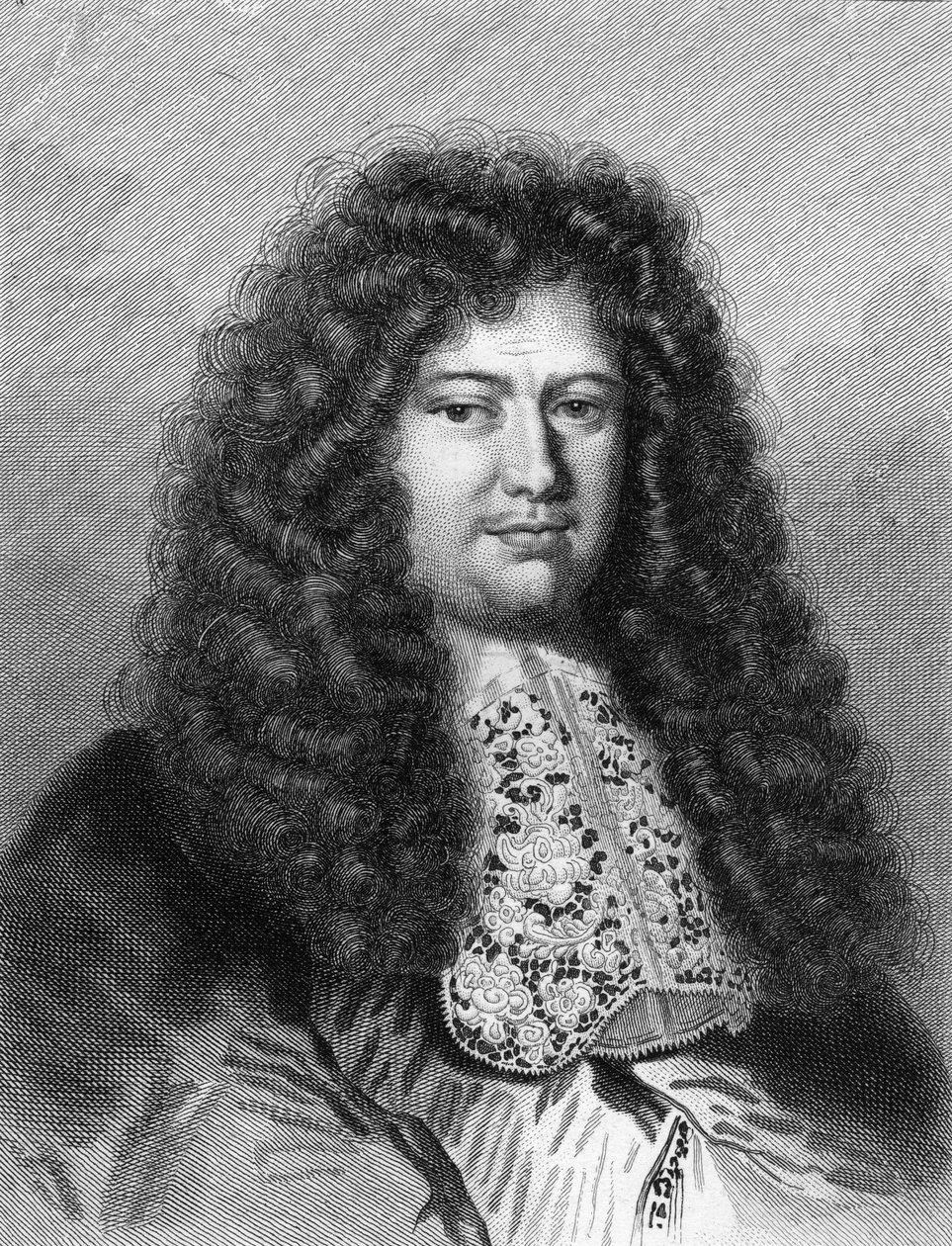 Portrait of François Michel Le Tellier, Marquis de Louvois (1639 - 1691), French politician - in “Histoire des Français” by Lavallée by Unknown artist