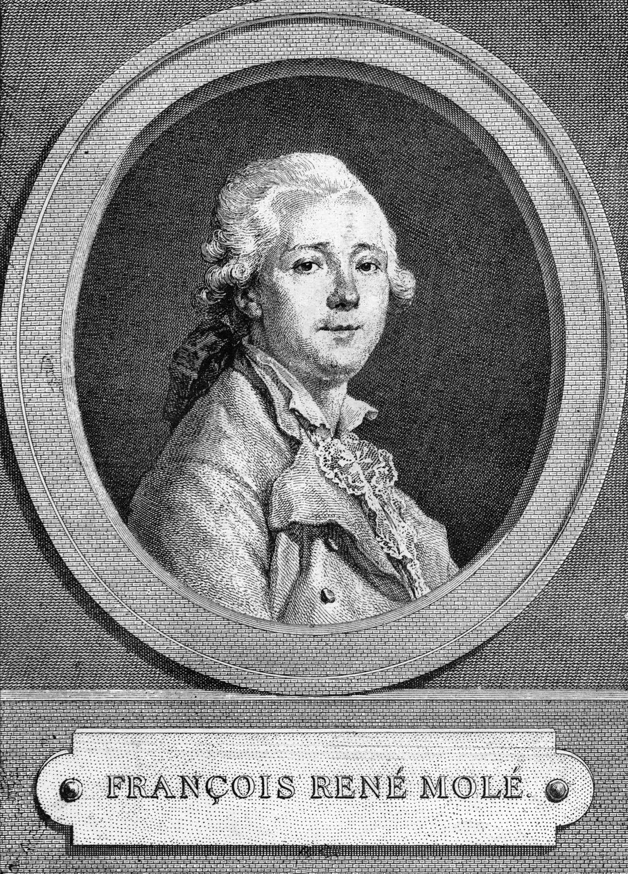 Portrait of François René Molé (1734-1802), French Actor by Unknown artist