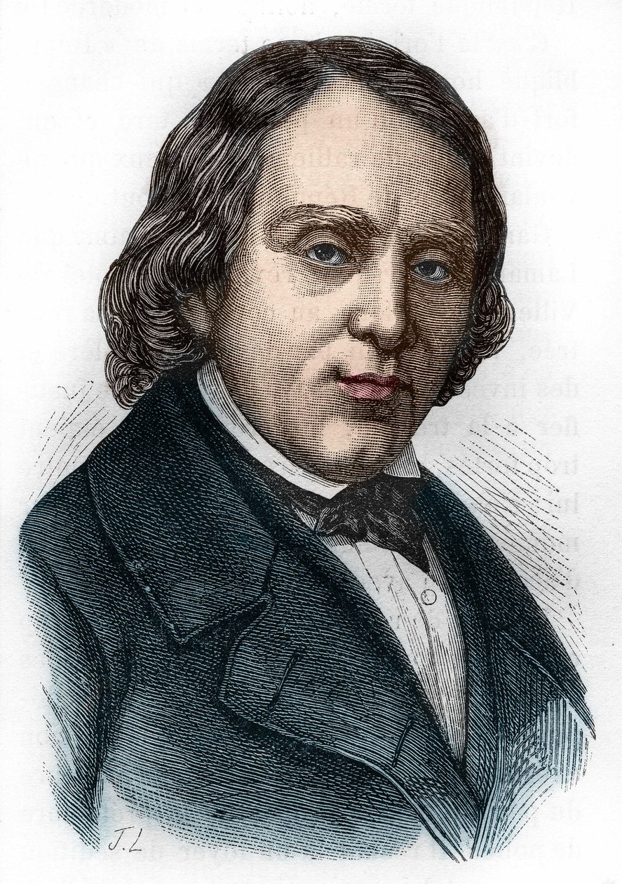 Portrait of François Vincent Raspail (1794-1878), French biologist, chemist and politician by Unknown artist