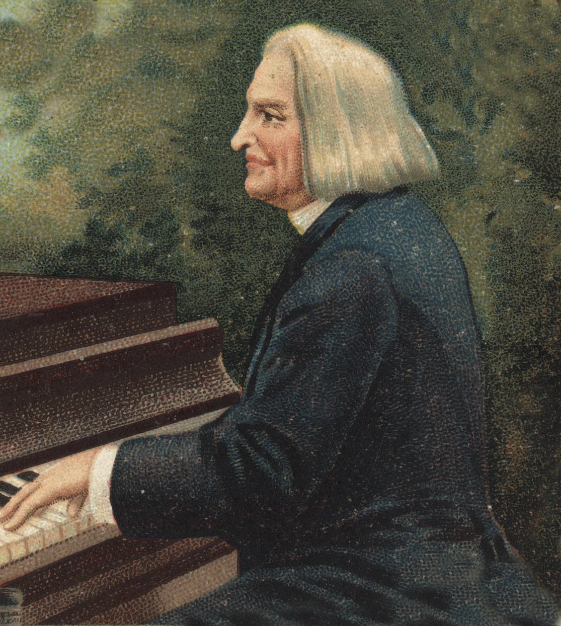 Portrait of Franz Liszt, Hungarian piano composer and pianist. by Unknown artist