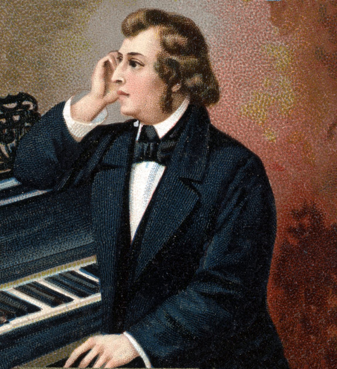 Portrait of Frederic Chopin (1810 - 1849), Polish Composer by Unknown artist